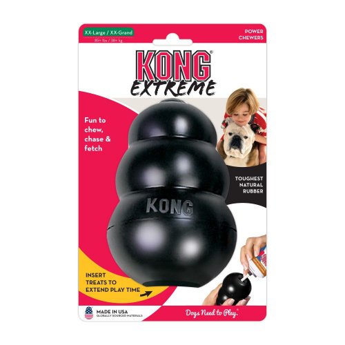 קונג אקסטרים XXL שחור צעצוע גומי